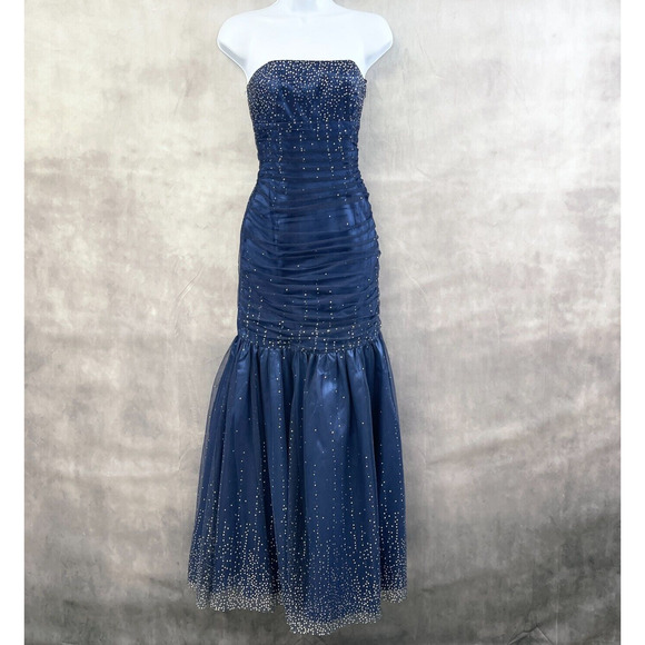 Jessica McClintock II Mermaid Gown Dress Women 3 Corset Fairy Feminine Formal - Picture 1 of 13